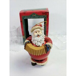 Santa Claus Accordion Ball Christmas Hanging Ornament Matrix Collections